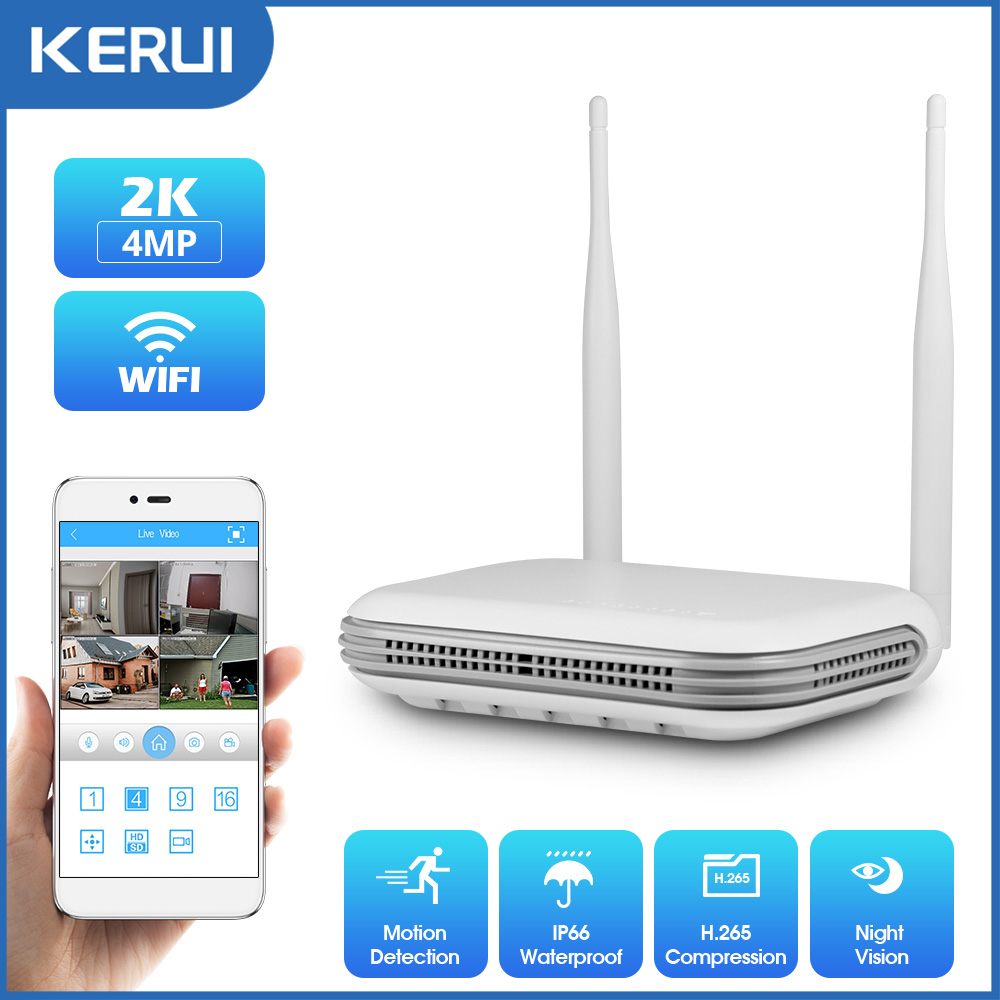 Home Security Outdoor Cameras - KERUI 3MP Trong Nhà Ngoài Trời