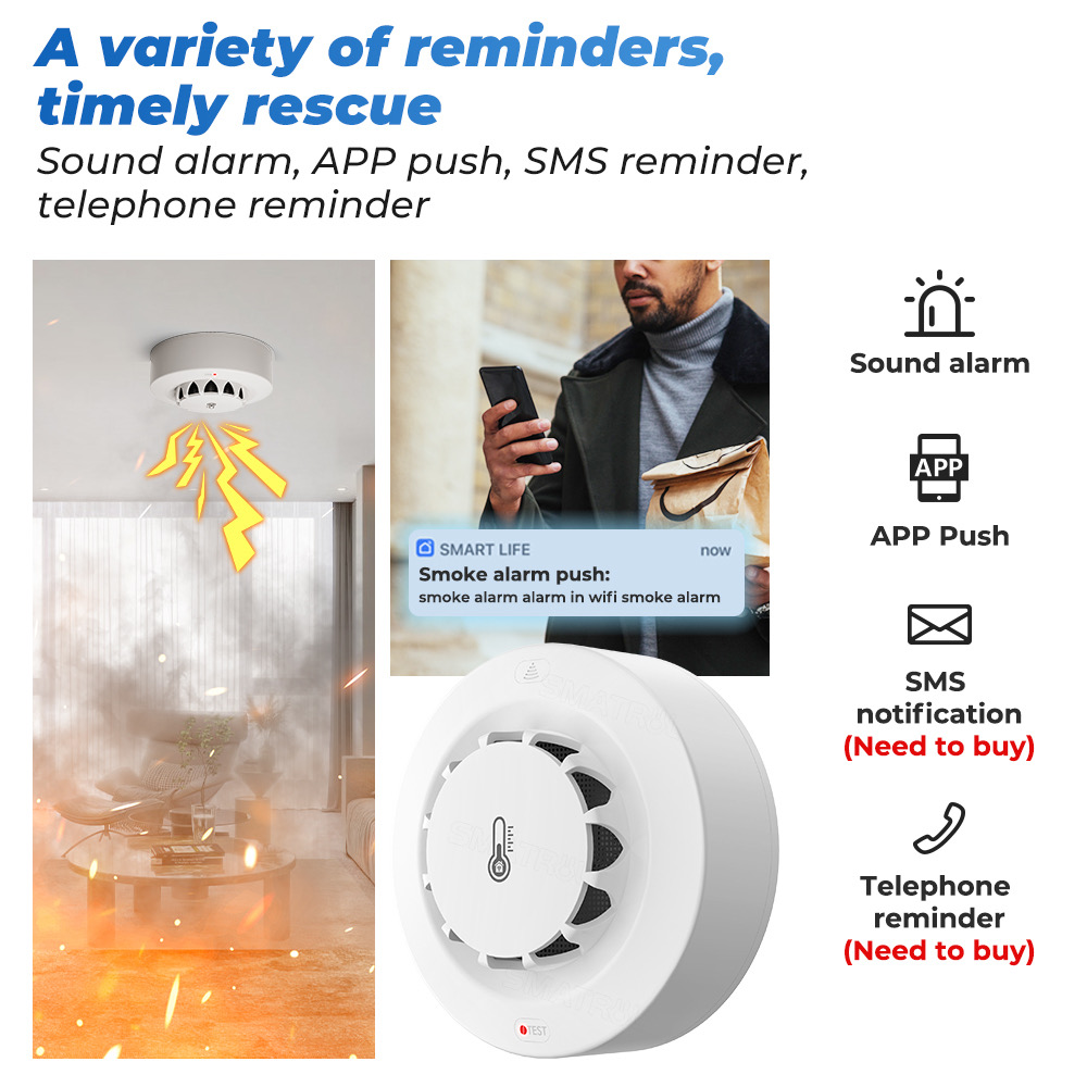 Tuya WiFi Temperature and Humi - đánh giá và giá Home Security Alarm