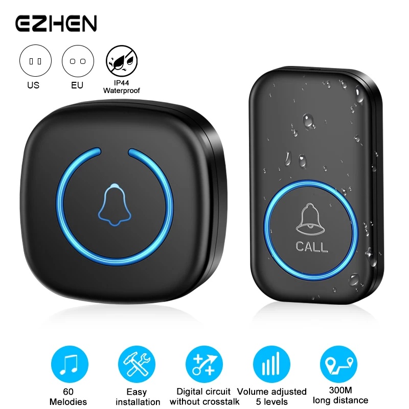Wireless Doorbell Intelligent  - đánh giá và giá Home Security Bell