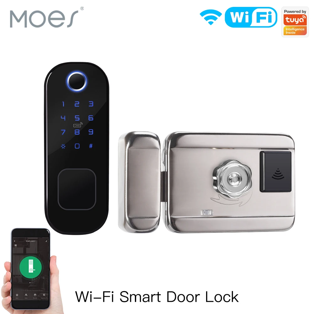 MOES WiFi Tuya Thông Minh Khóa - đánh giá và giá Home Security Locks For Doors