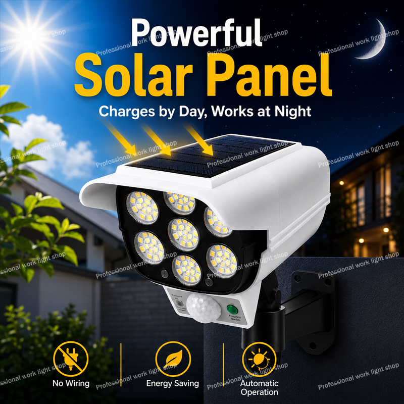 77 LED Solar Dummy Security Ca - đánh giá và giá Home Yard Security Cameras