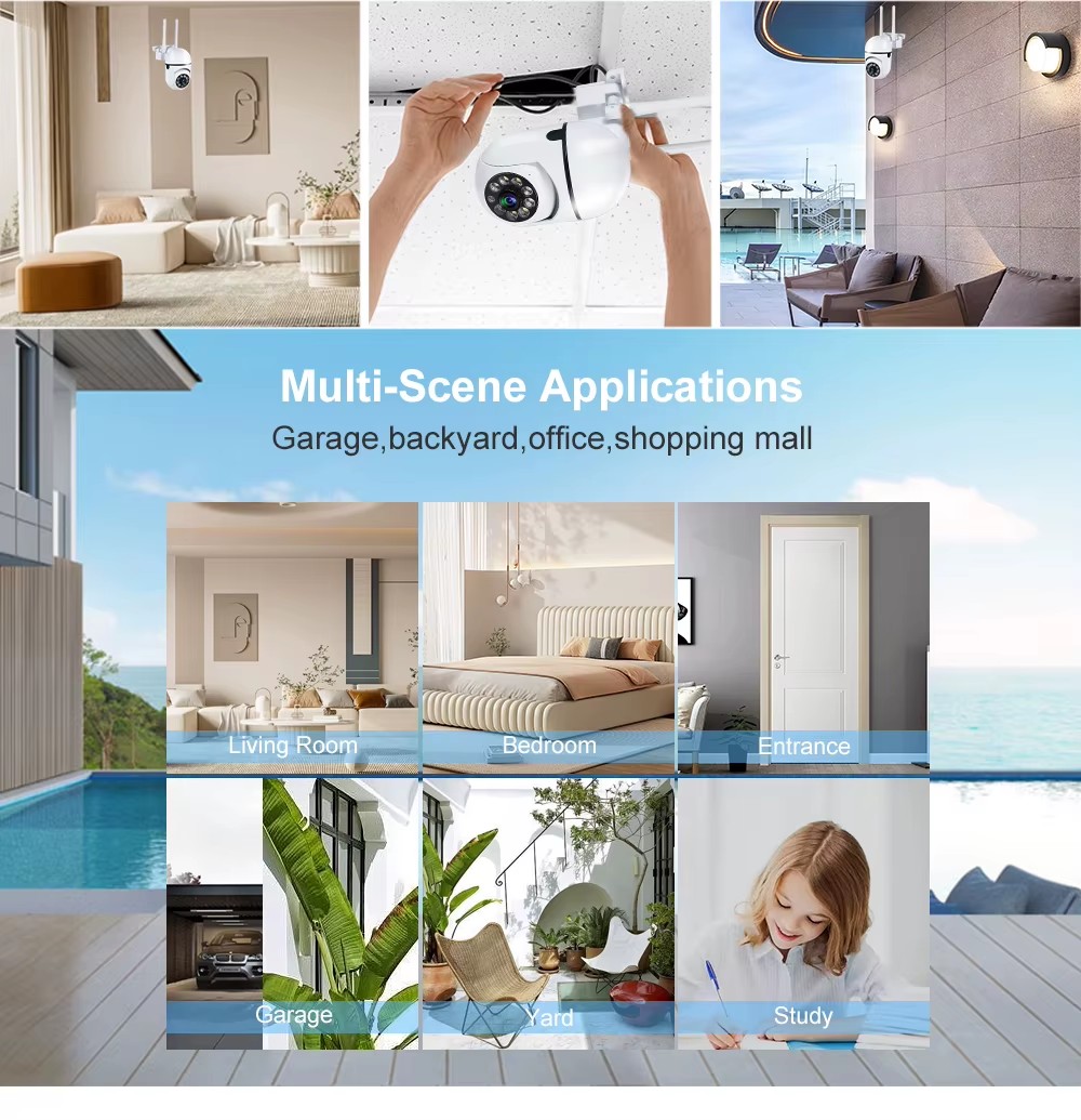 Mini 5MP HD WiFi Outdoor Secur - đánh giá và giá Home Yard Security Cameras