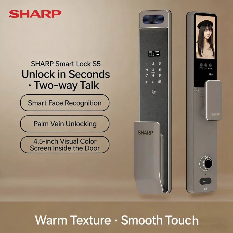 Sharp S5-FV Fully Automatic Sm - đánh giá và giá Home Security Locks For Doors