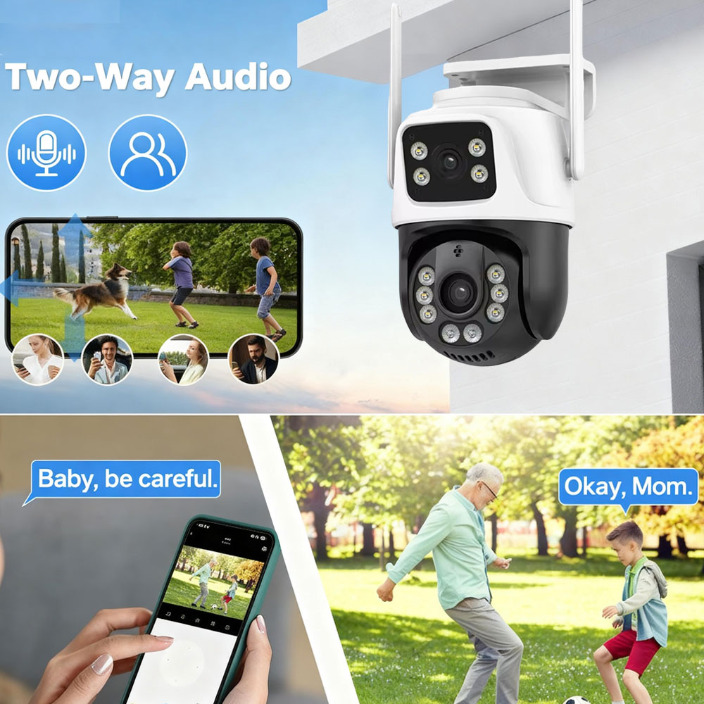 8MP 4K WiFi PTZ Security Camer - đánh giá và giá Home Yard Security Cameras