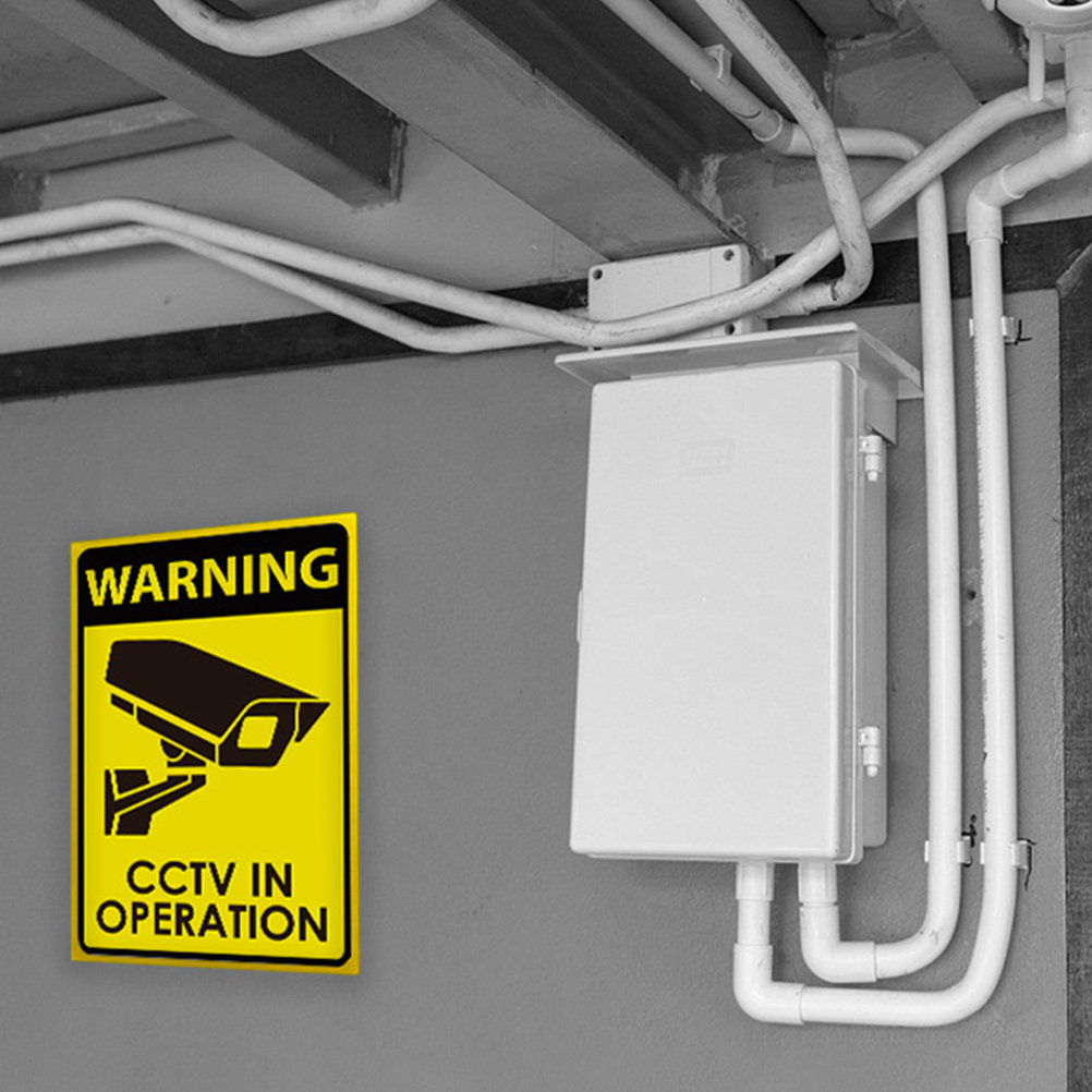 Acrylic Security Camera Warnin - đánh giá và giá Home Yard Security Cameras