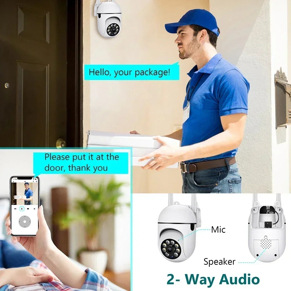 Mini 5MP HD WiFi Outdoor Secur - đánh giá và giá Home Yard Security Cameras