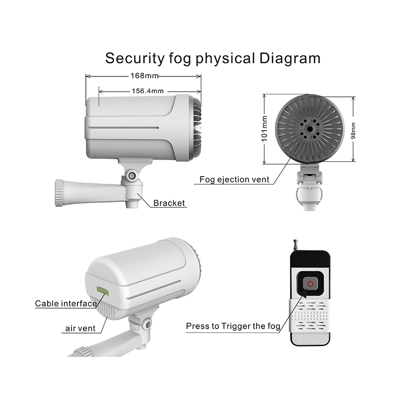 Gadgets Smart Security Fog Gen - đánh giá và giá Home Security Fog System