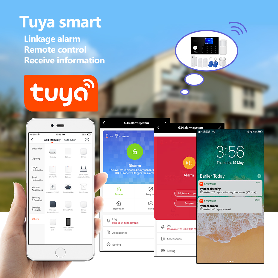 KERUI 4G Alarm with Doorbell R - đánh giá và giá Home Security Ring System