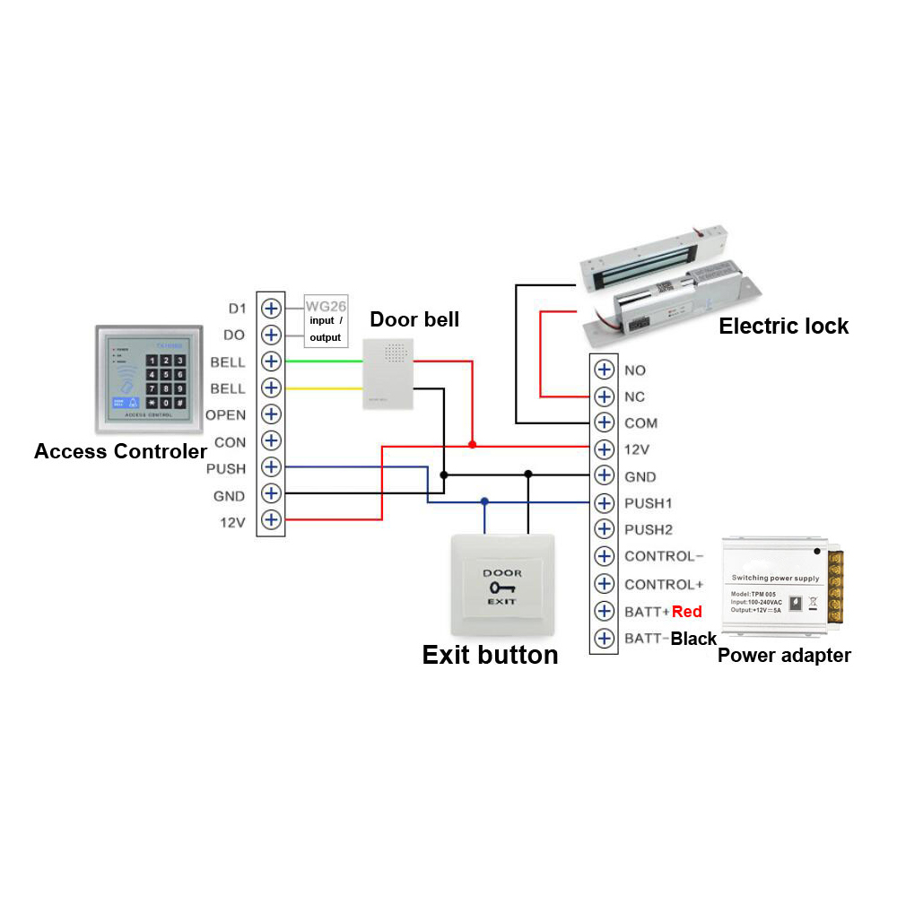Có Dây Chuông Cửa DC12V Điều K - đánh giá và giá Home Security Ring System