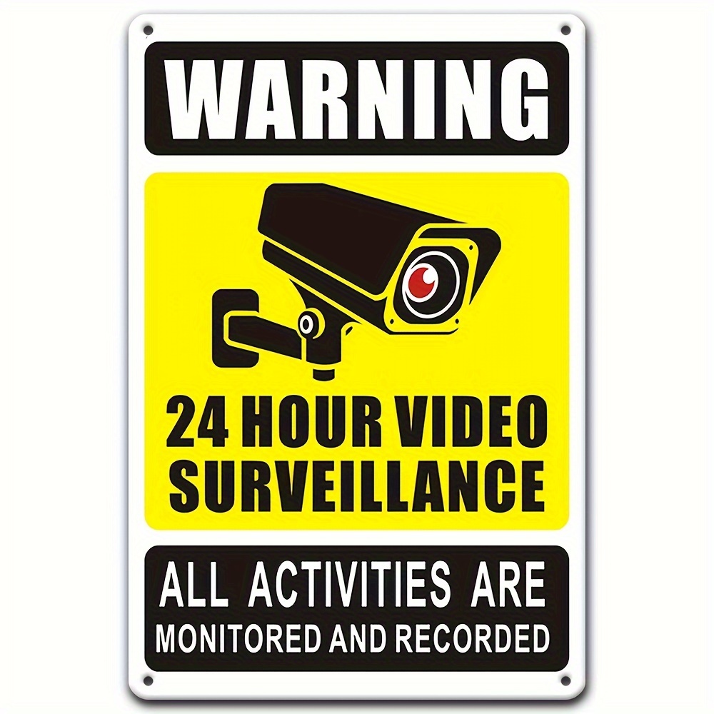 24/7 Video Surveillance Warnin - đánh giá và giá Home Security Upgrades
