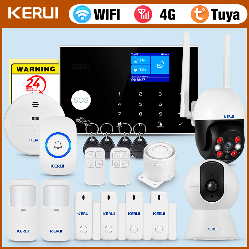 KERUI 4G Alarm with Doorbell R - đánh giá và giá Home Security Ring System