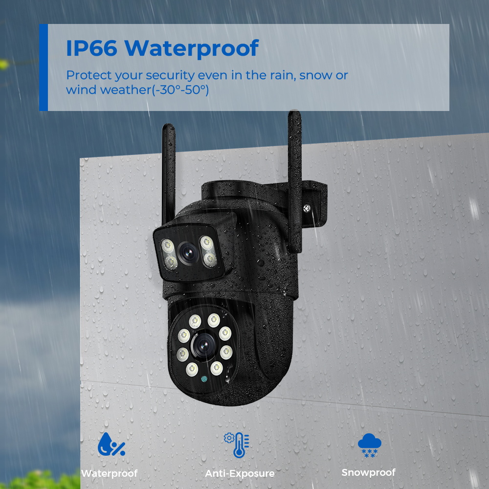 Outdoor 8MP 4K WiFi PTZ Securi - đánh giá và giá Home Yard Security Cameras