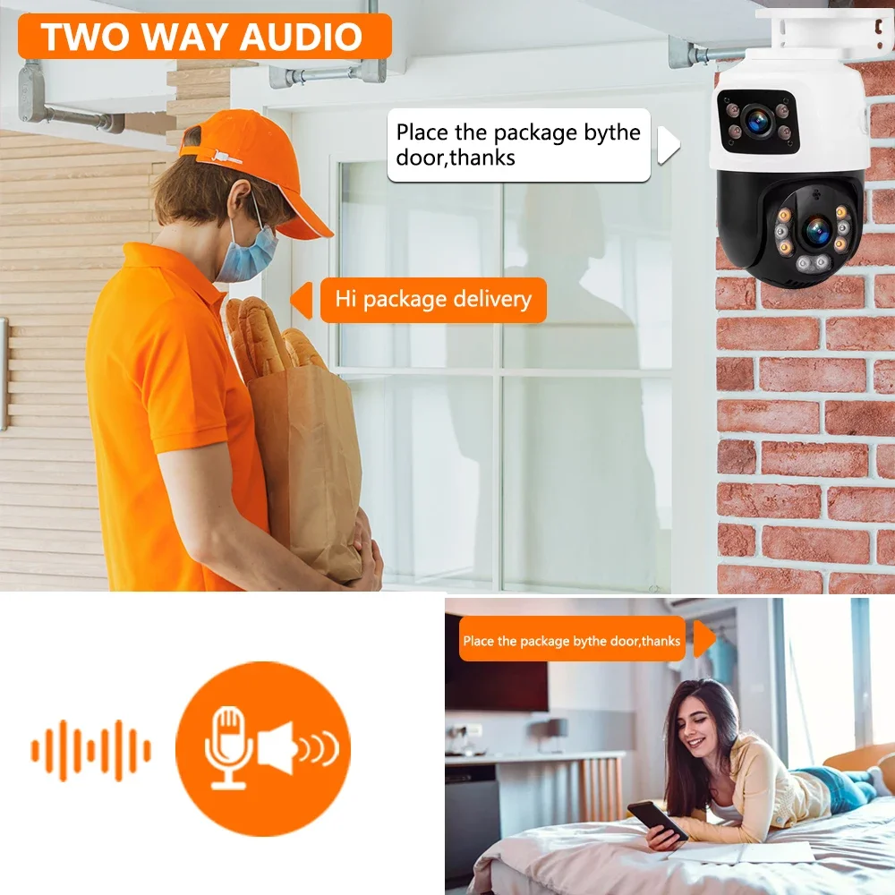 Outdoor 8MP POE PTZ Security C - đánh giá và giá Home Yard Security Cameras