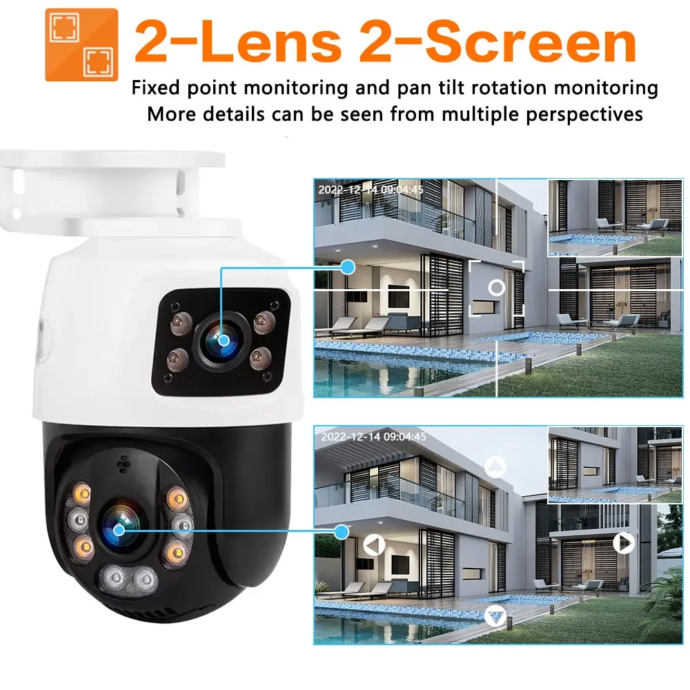 Outdoor 8MP POE PTZ Security C - đánh giá và giá Home Yard Security Cameras