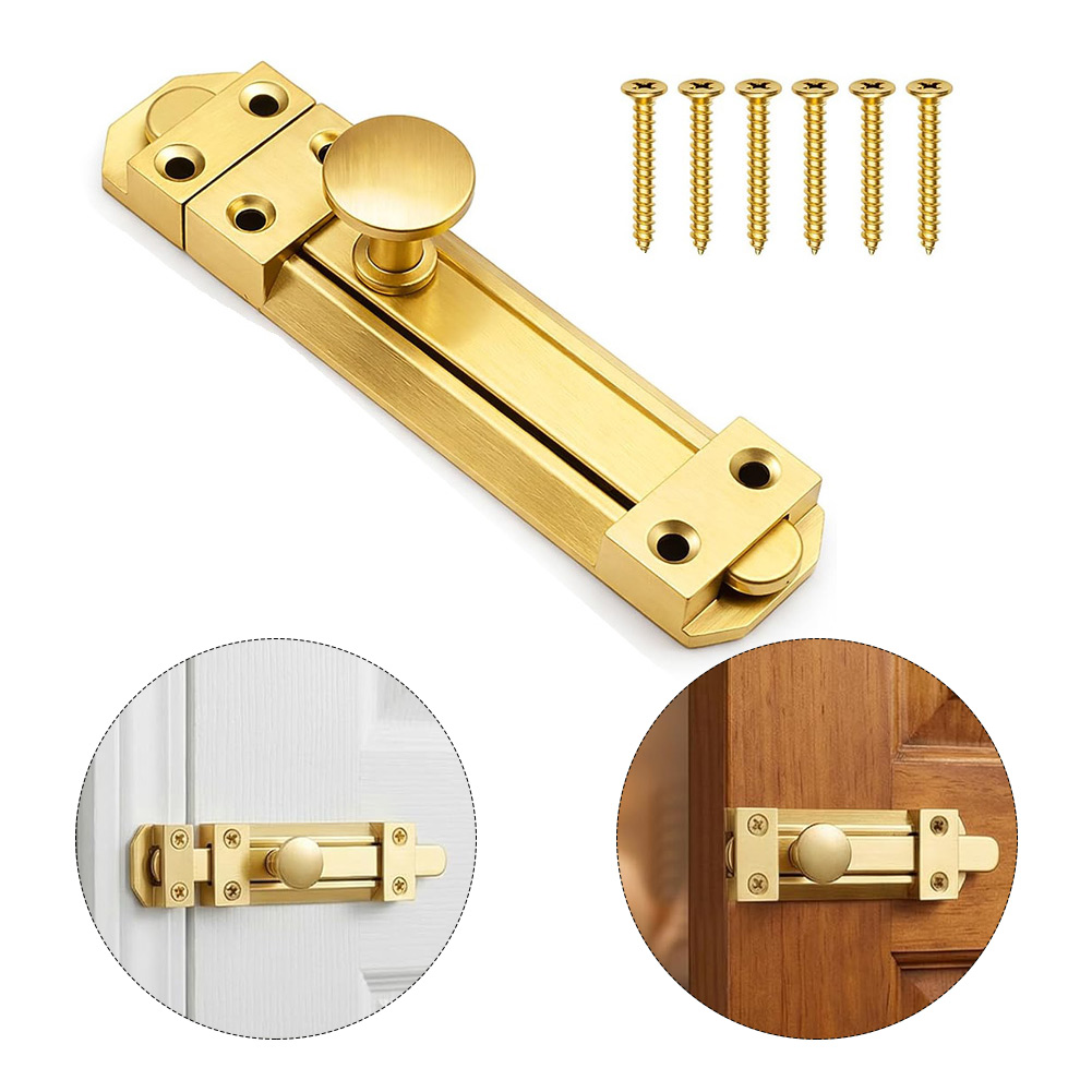5 Inch Solid Brass Sliding Doo - đánh giá và giá Home Security Locks For Doors