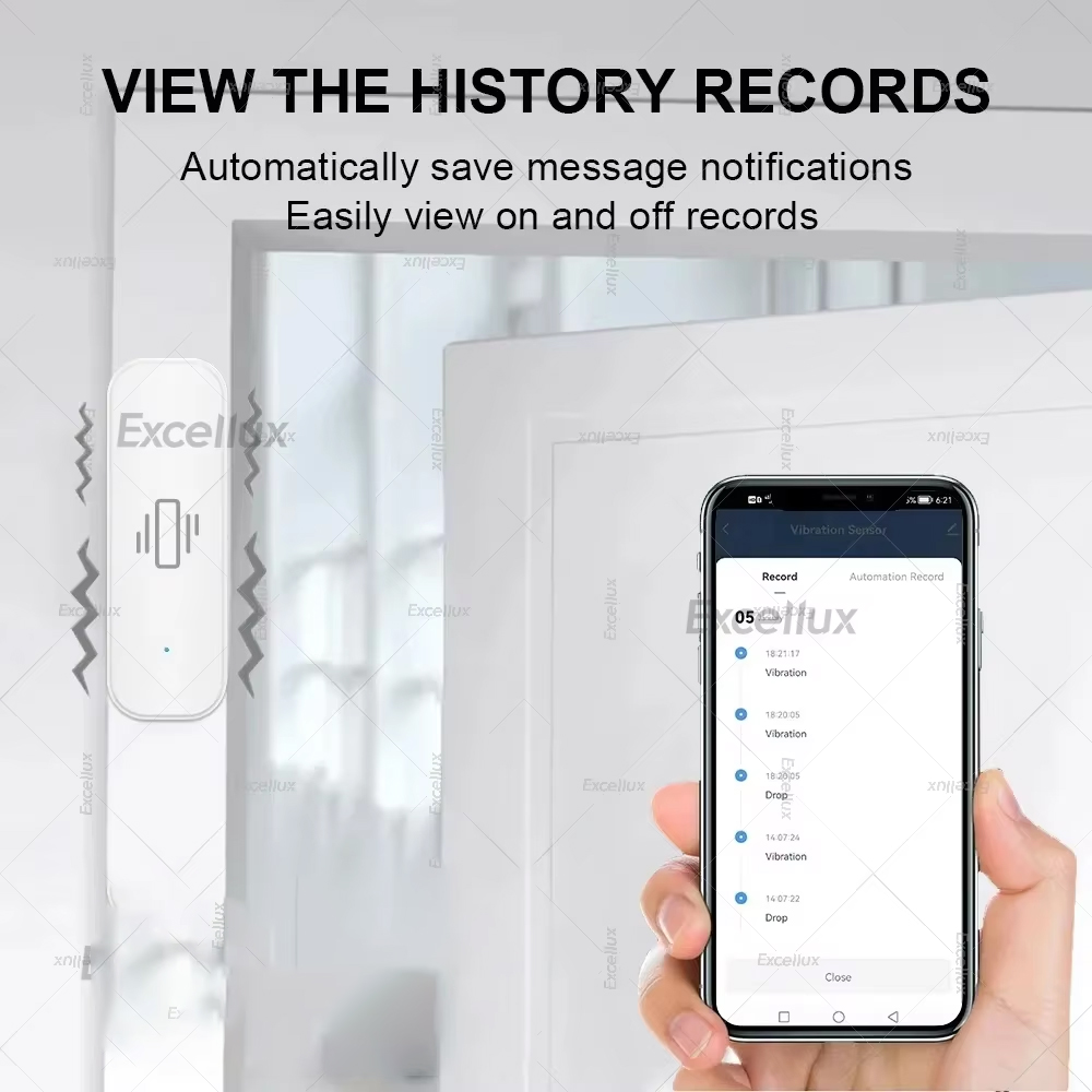 Zigbee Smart Vibration Sensor  - đánh giá và giá Home Security Alarm