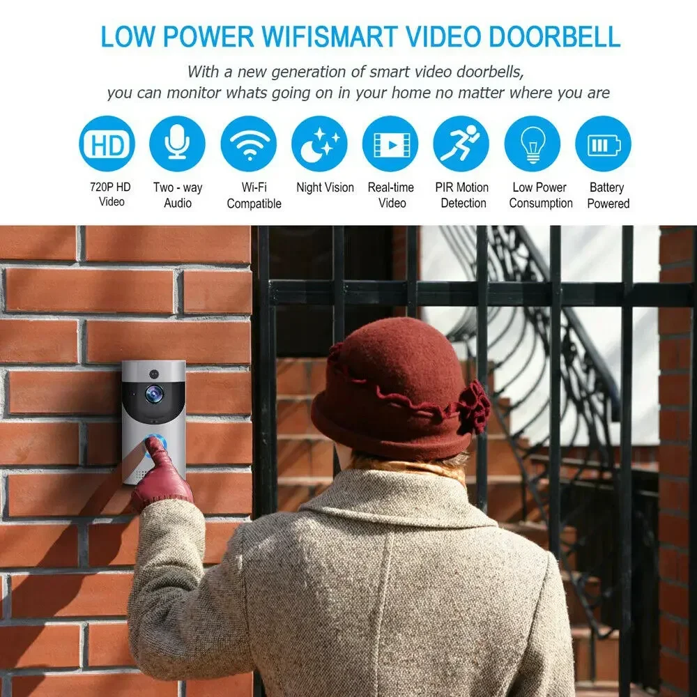 720P HD Smart Home Wireless WI - đánh giá và giá Home Security Bell
