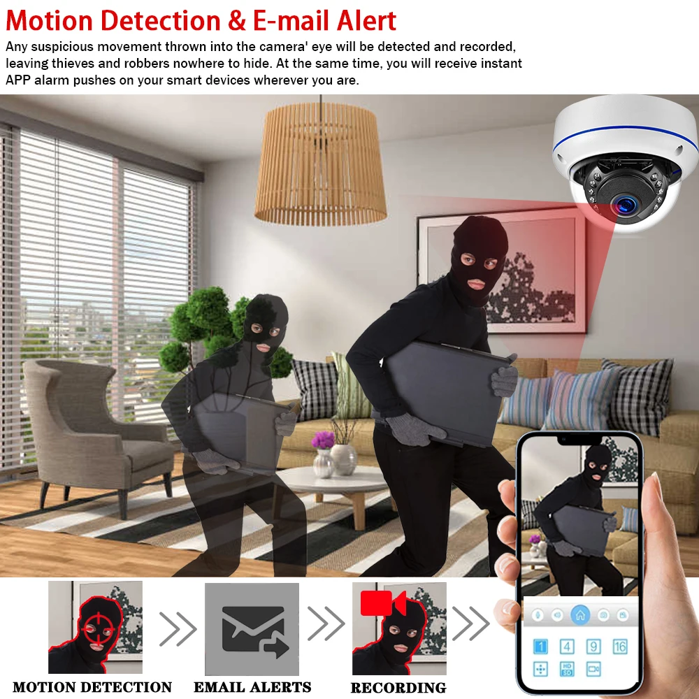 Tuya 5MP POE Dome IP Camera Ou - đánh giá và giá Home Yard Security Cameras