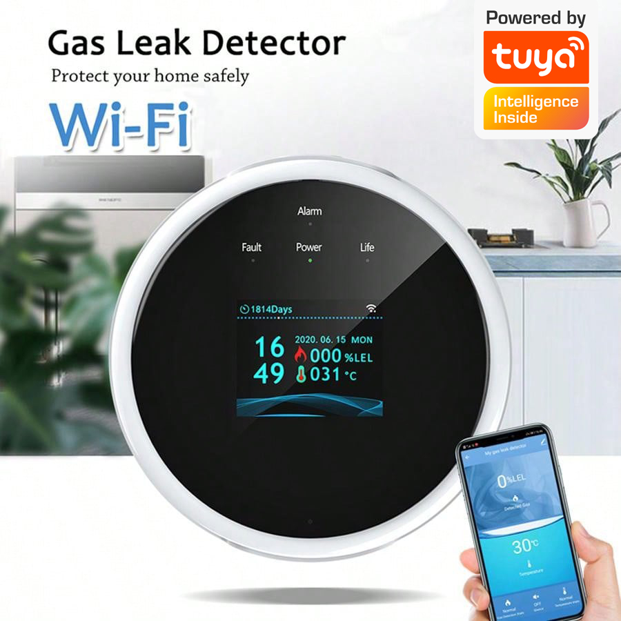 2.4G WiFi Gas Alarm Sensor Com - đánh giá và giá Home Security Upgrades