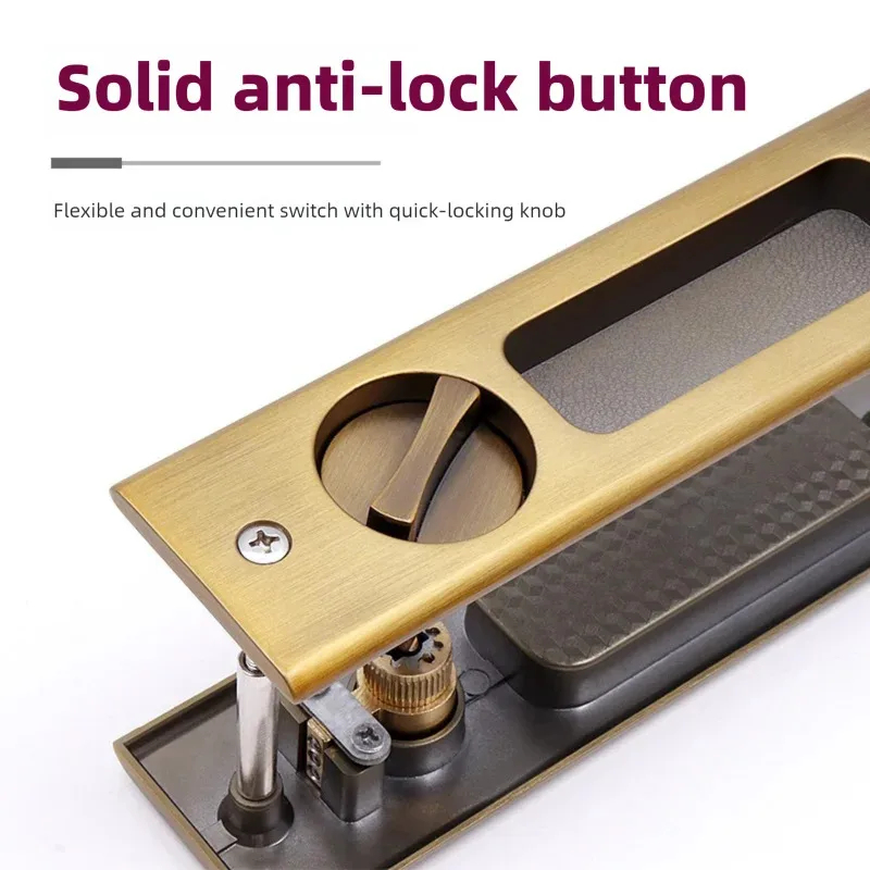 Heavy-Duty Black Sliding Door  - đánh giá và giá Home Security Locks For Doors