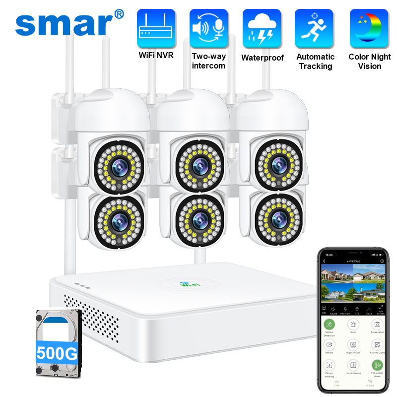 Smar 3MP Wireless CCTV Securit - đánh giá và giá Home Security Outdoor Cameras