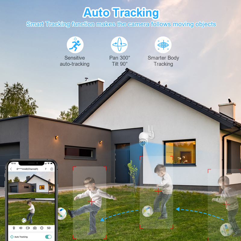 Smar 3MP Wireless CCTV Securit - đánh giá và giá Home Security Outdoor Cameras