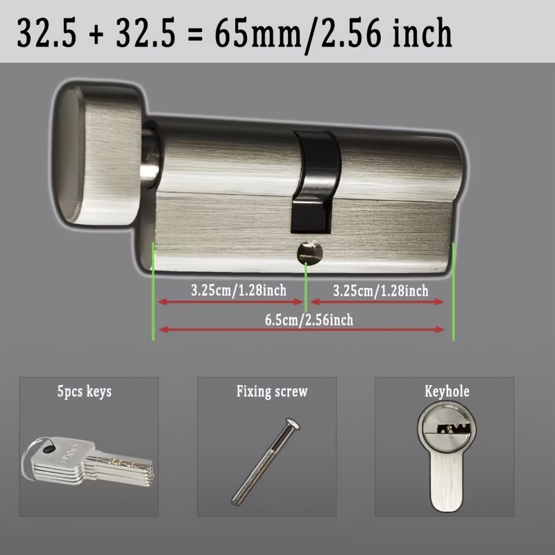 1Pc European Standard All-Copp - đánh giá và giá Home Security Locks For Doors